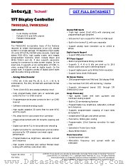 TW8832SA2 datasheet pdf Intersil