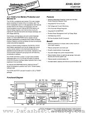 X3100 datasheet pdf Intersil