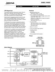 X4005 datasheet pdf Intersil