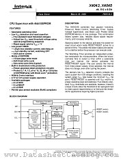X4043 datasheet pdf Intersil
