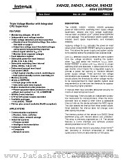 X40430 datasheet pdf Intersil
