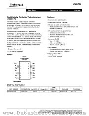 X93254 datasheet pdf Intersil