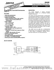 X9428 datasheet pdf Intersil