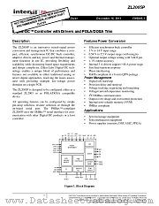 ZL2005P datasheet pdf Intersil