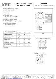 2N2906U datasheet pdf Korea Electronics (KEC)