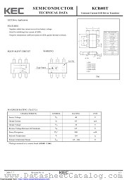 KCR401T datasheet pdf Korea Electronics (KEC)