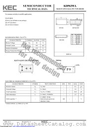 KDP629UL datasheet pdf Korea Electronics (KEC)