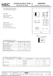 KDR740UL datasheet pdf Korea Electronics (KEC)