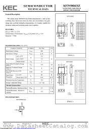 KF3N50IZ datasheet pdf Korea Electronics (KEC)