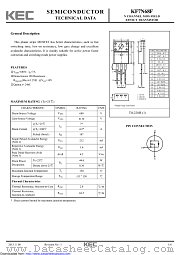 KF7N68F datasheet pdf Korea Electronics (KEC)