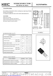 KGF15N60FDA datasheet pdf Korea Electronics (KEC)