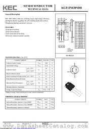 KGT12N120NDH datasheet pdf Korea Electronics (KEC)