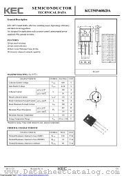 KGT50N60KDA datasheet pdf Korea Electronics (KEC)