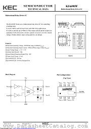 KIA6905F datasheet pdf Korea Electronics (KEC)