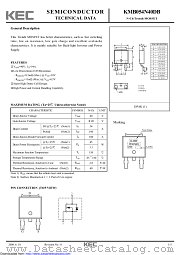 KMB054N40DB datasheet pdf Korea Electronics (KEC)