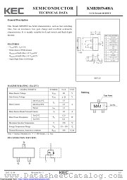 KMB3D5N40SA datasheet pdf Korea Electronics (KEC)