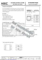 KMB6D0DN30QB datasheet pdf Korea Electronics (KEC)