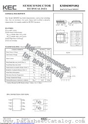 KMD6D0DN40Q datasheet pdf Korea Electronics (KEC)