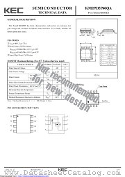 KMD7D5P40QA datasheet pdf Korea Electronics (KEC)