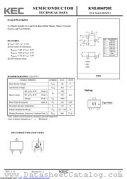 KML0D4P20E datasheet pdf Korea Electronics (KEC)