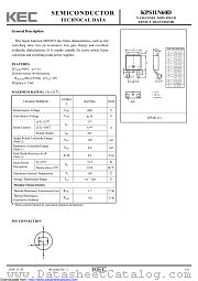 KPS11N60D datasheet pdf Korea Electronics (KEC)