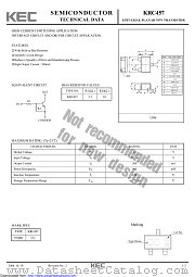 KRC457 datasheet pdf Korea Electronics (KEC)