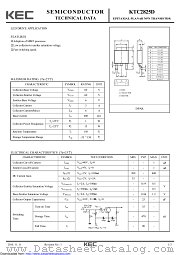 KTC2825D datasheet pdf Korea Electronics (KEC)