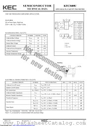 KTC3600U datasheet pdf Korea Electronics (KEC)