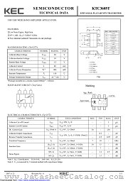 KTC3605T datasheet pdf Korea Electronics (KEC)