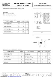KTC3780U datasheet pdf Korea Electronics (KEC)
