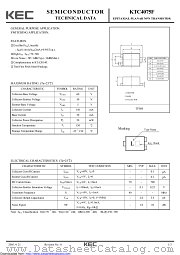 KTC4075F datasheet pdf Korea Electronics (KEC)