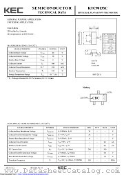 KTC9013SC datasheet pdf Korea Electronics (KEC)