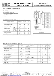 KTD1047B datasheet pdf Korea Electronics (KEC)