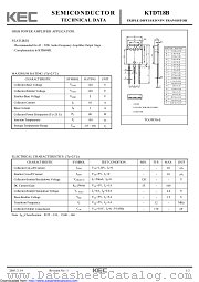 KTD718B datasheet pdf Korea Electronics (KEC)