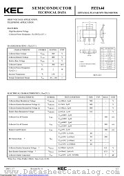 PZTA44 datasheet pdf Korea Electronics (KEC)