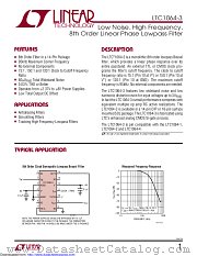LTC1064-3CSW#TRPBF datasheet pdf Linear Technology