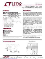 LTC1069-6IS8#TR datasheet pdf Linear Technology