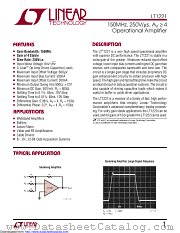 LT1221CS8#TR datasheet pdf Linear Technology