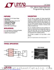 LTC1262IS8#TRPBF datasheet pdf Linear Technology