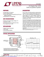 LTC1287CCN8 datasheet pdf Linear Technology