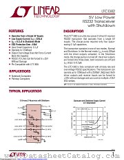 LTC1382CSW datasheet pdf Linear Technology