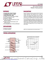 LTC1383IN datasheet pdf Linear Technology