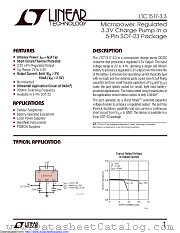 LTC1517ES5-3.3#TRPBF datasheet pdf Linear Technology
