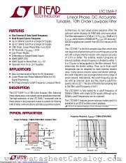 LTC1569CS8-7#TR datasheet pdf Linear Technology