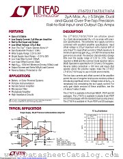 LT1672IMS8#TRPBF datasheet pdf Linear Technology