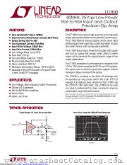 LT1800CS5#TR datasheet pdf Linear Technology