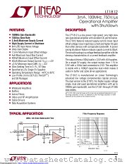 LT1812IS8#TRPBF datasheet pdf Linear Technology