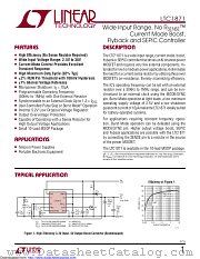 LTC1871HMS#TRPBF datasheet pdf Linear Technology