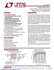 LTC1877IMS8#TRPBF datasheet pdf Linear Technology