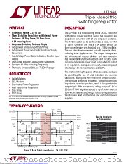 LT1941EFE#PBF datasheet pdf Linear Technology